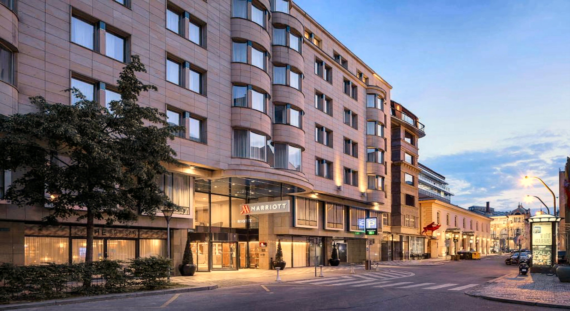 Hotelu Marriott Praha 1